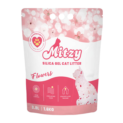 Mitzy posip silica gel, s cvetličnim vonjem - 1,6 kg