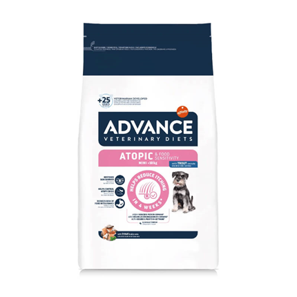 Advance veterinarska dieta za pse Atopic Mini - postrv