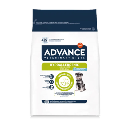 Advance veterinarska dieta za pse Hypoallergenic Mini - sojine beljakovine