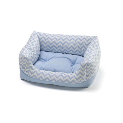 Leopet oglato ležišče Rodi Puppies, modro - 40 x 50 x 30 cm