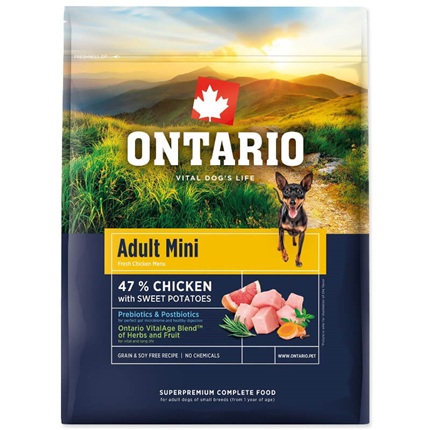 Ontario Adult Mini - piščanec in sladki krompir