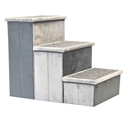 Nobby zložljive stopnice Scada, sive - 34 x 45 x 50 cm