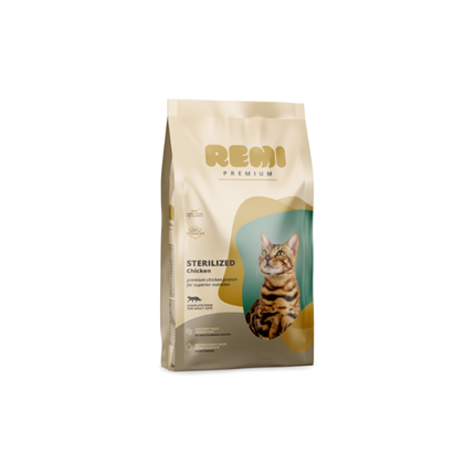 Remi Cat Premium Adult Sterilized, briketi - piščanec