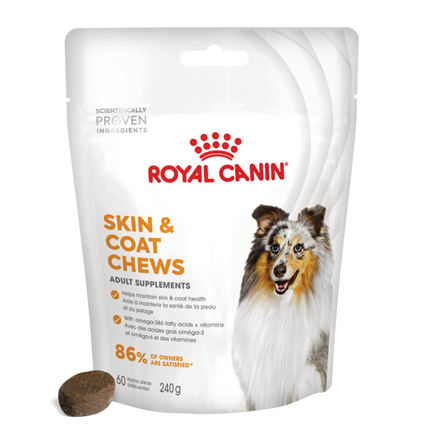 Royal Canin funkcionalni žvečljivi priboljški Skin&Coat Adult - 240 g