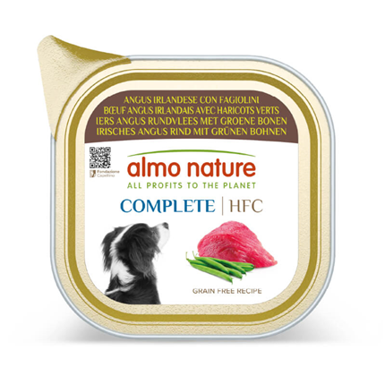Almo Nature HFC Complete pašteta, alu posodica - govedina in st. fižol - 85 g