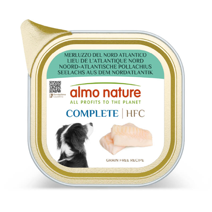 Almo Nature HFC Complete pašteta, alu posodica - aljaški polak - 85 g