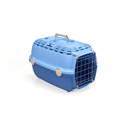 Stefanplast Horizon 1 transporter s kov. vrati, moder - 48 x 32 x 30 cm