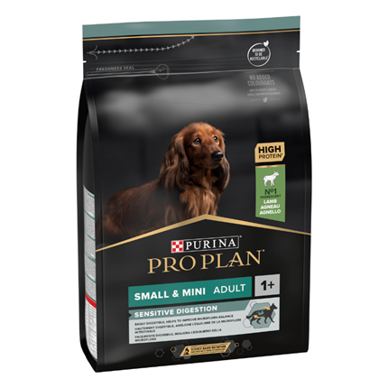 Purina Pro Plan Dog Adult Mini Sensitive Digestion, jagnjetina - 3 kg