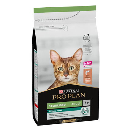 Purina Pro Plan Cat Adult Sterilised Renal Plus - losos - različne velikosti