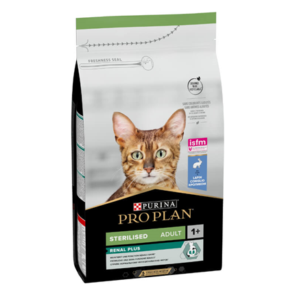 Purina Pro Plan Cat Adult Sterilised Renal Plus - zajec - različne velikosti