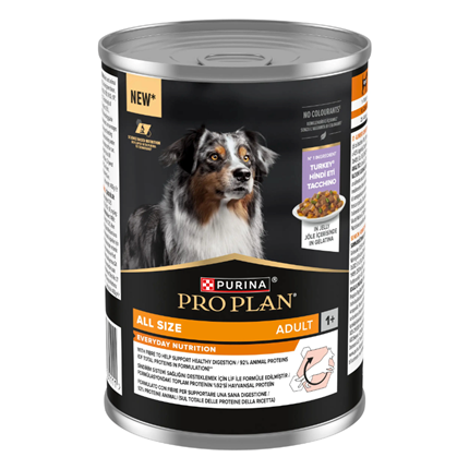 Purina Pro Plan Dog Adult Everyday Nutrition, konzerva - puran - 400 g