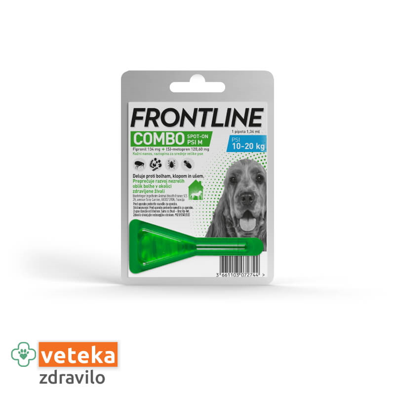 Vermoorden opzettelijk Parelachtig Frontline Combo Spot On za pse M, pipeta - 1,34 ml - MrPet.si