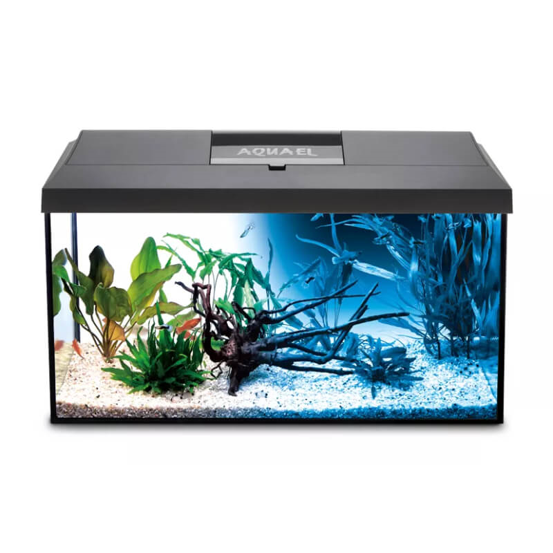 Aquael LED akvarijski set Leddy črn - 54 L / 60 30 x 30 cm - MrPet.si