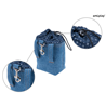 Amiplay torbica za posladke Denim, modra - 10 x 7 x 14 cm