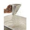Moderna lopatica sito Scoop&Sift, siva