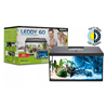 Aquael LED akvarijski set Leddy 60 Day/Night, črn - 54 L / 60 x 30 x 30 cm