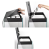 Aquael akvarij Glossy 80 Day&Night, črn - 125 L / 80 x 35 x 54 cm