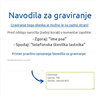 My Family identifikacijski obesek, velika marjetica - GRAVIRANJE GRATIS!