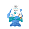 All For Paws Calming Pals podloga Lick-A-Fish, modra - 18 x 15 cm