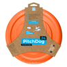 PitchDog frizbi iz vzdržljive pene, oranžen - 24 cm