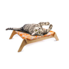 All for Paws Modern Cat lesen ležalnik, oranžen - 70 x 50 x 16,5 cm