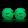 Chuckit! Air Glow svetleča mrežasta žogica S, 2 kos - 4,5 cm