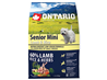 Ontario Senior Mini - jagnjetina in riž 2,25 kg