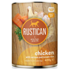 Rustican konzerva Adult - piščanec in losos 400 g