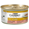 Gourmet Gold koščki v omaki - piščanec in losos - 85 g 85 g
