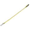 Nobby usnjen povodec Velours - zelena - 100 cm 14 mm