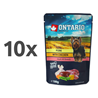 Ontario Dog - piščanec, svinjina in zelenjava v juhi - 100 g 10 x 100 g