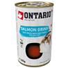 Ontario Cat pijača s koščki lososa 135 g