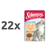 Schmusy Ragout Kitten Jelly - piščanec 22 x 100 g