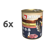 Ontario Dog Adult - račja pašteta z brusnico 6 x 800 g
