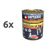 Ontario Dog Adult - telečja pašteta z zelišči 6 x 800 g