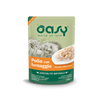 Oasy Natural Range Adult piščanec s sirom v želeju, vrečka - 70 g 70 g