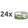 Oasy Natural Range adult piščančji file v želeju, konzerva 24 x 70 g