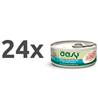 Oasy Natural Range adult tuna in kozice v želeju, konzerva - 70 g 24 x 70 g