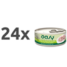 Oasy Natural Range adult tuna in piščanec, v želeju, konzerva 24 x 70 g