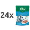 Oasy More Love Adult tuna in inčuni v juhi, vrečka - 70 g 24 x 70 g