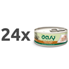 Oasy Natural Range Adult koščki v želeju - piščanec - 150 g 24 x 150 g