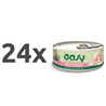 Oasy Natural Range Adult koščki v želeju - losos - 150 g 24 x 150 g