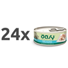 Oasy Natural Range Adult koščki v želeju - piščanec in tuna - 150 g 24 x 150 g