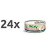 Oasy Natural Range adult piščanec in losos v želeju, konzerva 24 x 150 g