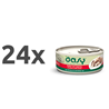 Oasy Natural Range adult piščanec in govedina v želeju, konzerva 24 x 150 g