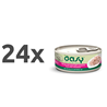 Oasy Natural Range adult tuna in bela riba v želeju, konzerva 24 x 150 g