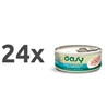 Oasy Natural Range adult tuna in kozice v želeju, konzerva 24 x 150 g