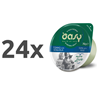 Oasy More Love Adult tuna in morski list v naravni omaki, lonček - 70 g 24 x 70 g