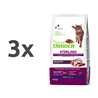 Natural Trainer Cat Sterilised, raca 3 x 1,5 kg