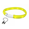 Nobby varnostna LED ovratnica Visible, rumena - različne velikosti 55 cm